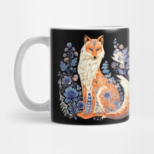 A Cute Fox Scandinavian Art Style Mug